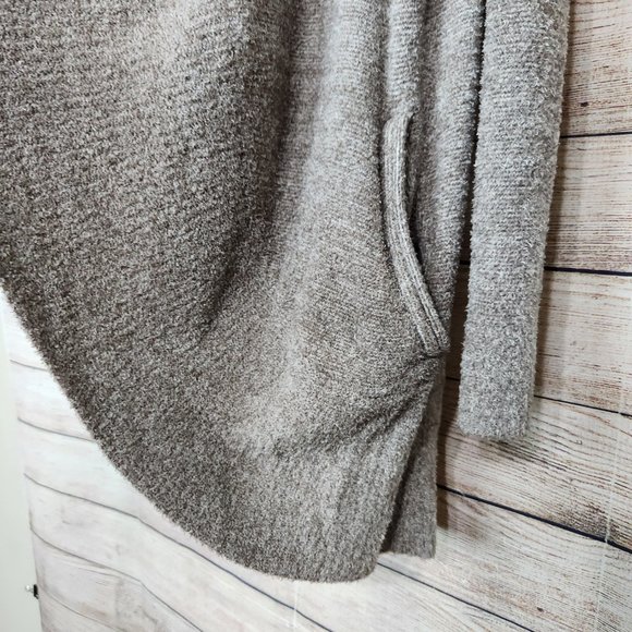 Barefoot Dreams Size Medium CozyChic Lite Style 452  Circle Cardigan Brown - Picture 9 of 16